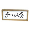 Family" Wood Sign