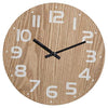 Wood Clock with Antique Finish