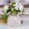 Embossed Ceramic Vase Cream Pot