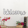 Metal Word "Welcome" with Gloss Finish