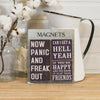 Wood Magnets Large Set/3 with Distressed Finish