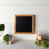 Natural Wood Framed Blackboard Chalk Medium 12"