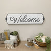Embossed Metal Welcome Sign
