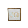 Wash" Wood Sign