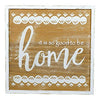 Wood Sign "Home" with Antique Finish