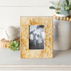 Yellow Metal Photo Frame 4X6 Picture