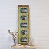 Wood Vertical 5 Picture Frame Green with Distressed Finish