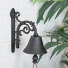 Metal Bell Decor with Natural Metal Finish